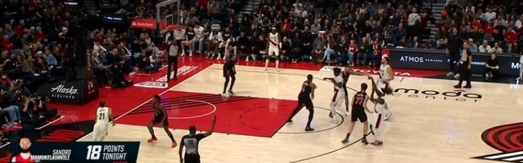 火力全开！朱·霍勒迪里突外投再得7分 帮助球队顽强咬住